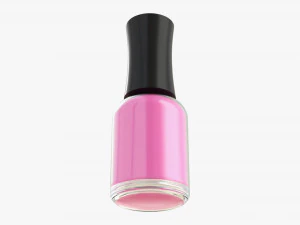 Nail polish bottle 01 3D Model