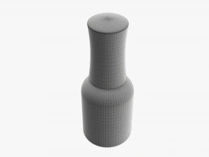 Nail polish bottle 01 3D Model