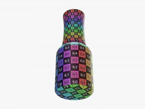 Nail polish bottle 01 3D Model