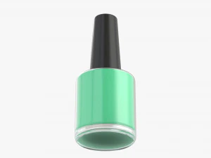 Nail polish bottle 02 3D Model