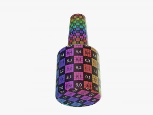 Nail polish bottle 02 3D Model
