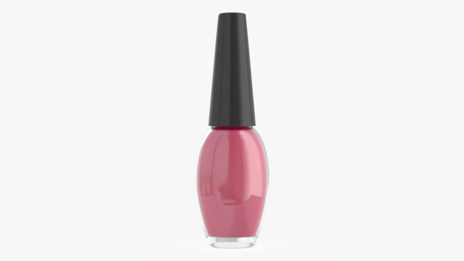 Nail polish bottle 06 3D Model .c4d .max .obj .3ds .fbx .stl .blend 