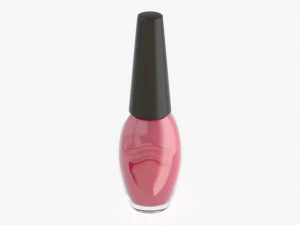 Nail polish bottle 06 3D Model