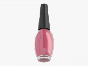Nail polish bottle 06 3D Model