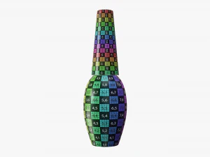 Nail polish bottle 06 3D Model