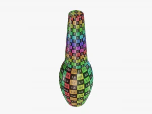 Nail polish bottle 06 3D Model