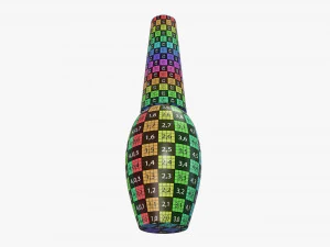 Nail polish bottle 06 3D Model