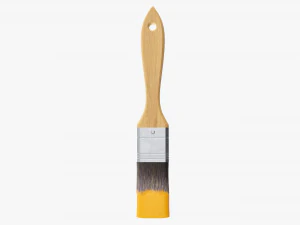 Boyama fır&ccedil;ası dar 01 3D Model