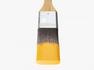 Painting brush narrow 01 3D Модель