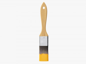 Painting brush narrow 01 3D Модель