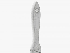 Painting brush narrow 01 3D Модель
