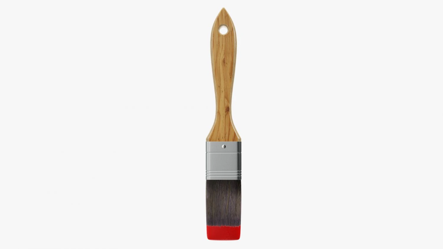 Painting brush narrow 02 3D Model .c4d .max .obj .3ds .fbx .stl .blend 