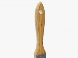 Painting brush narrow 02 3D Model