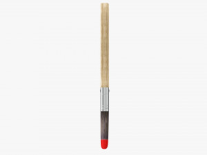 Painting brush narrow 02 Modelo 3D