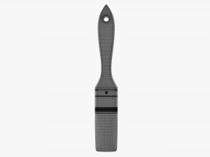 Painting brush narrow 02 3D Model