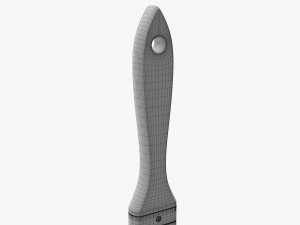 Painting brush narrow 02 Modelo 3D