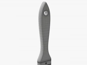 Painting brush narrow 02 3D Model