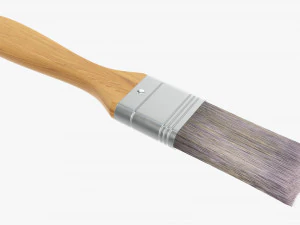 Painting brush narrow 03 3D Model