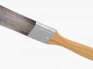 Painting brush narrow 03 3D Model