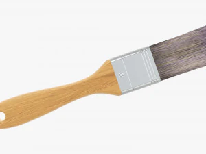 Painting brush narrow 03 3D Model