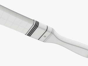 Painting brush narrow 03 Modelo 3D