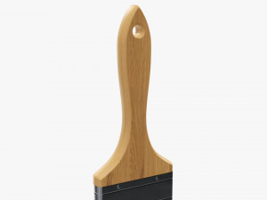Painting brush regular 01 Modelo 3D