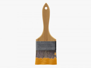 Painting brush regular 01 Modelo 3D