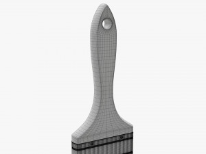 Painting brush regular 01 Modelo 3D