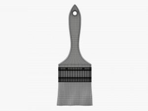 Painting brush regular 01 Modelo 3D