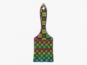 Painting brush regular 01 Modelo 3D