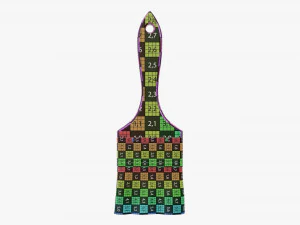 Pincel para pintar regular 01 Modelo 3D