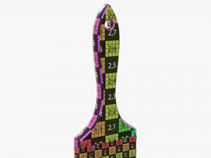 Painting brush regular 01 Modelo 3D