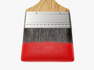 Painting brush regular 02 3D Model