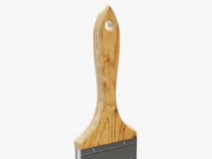 Painting brush regular 02 3D Model