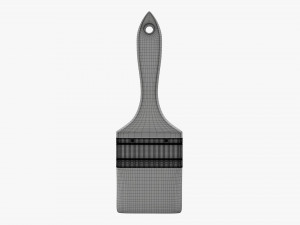 Painting brush regular 02 3D Model