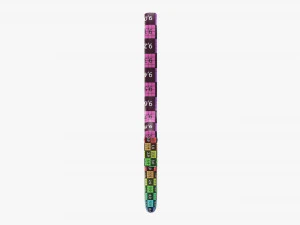 Кисть малярная обычная 02 3D Модель