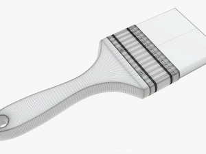Painting brush regular 03 3D Model
