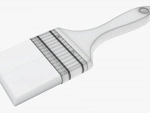 Painting brush regular 03 3D Model