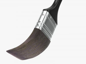 Painting brush regular 04 3D Model