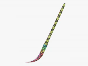 Painting brush regular 04 3D Model