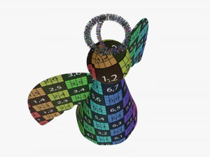 Paper angel with halo 3D Model