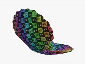 Perla all'interno della conchiglia Modello 3D