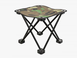 Portable folding chair 3D Model
