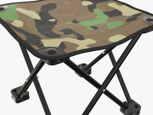 Portable folding chair 3D Model