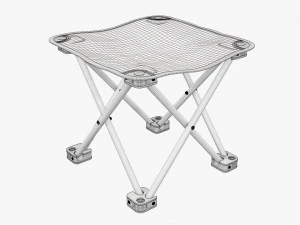 Portable folding chair 3D Model