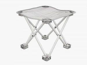 Portable folding chair 3D Model