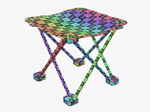Portable folding chair Modelo 3D