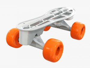 Quad roller skates 3D मॉडल