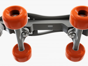 Quad roller skates 3D मॉडल