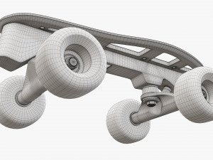 Quad roller skates 3D मॉडल